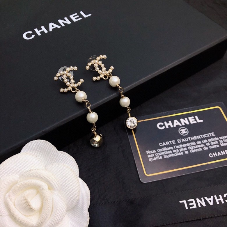 Ch*el earrings